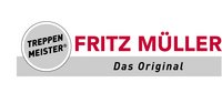 Das Bild zeigt das Logo der Firma Fritz Müller Massivholztreppen